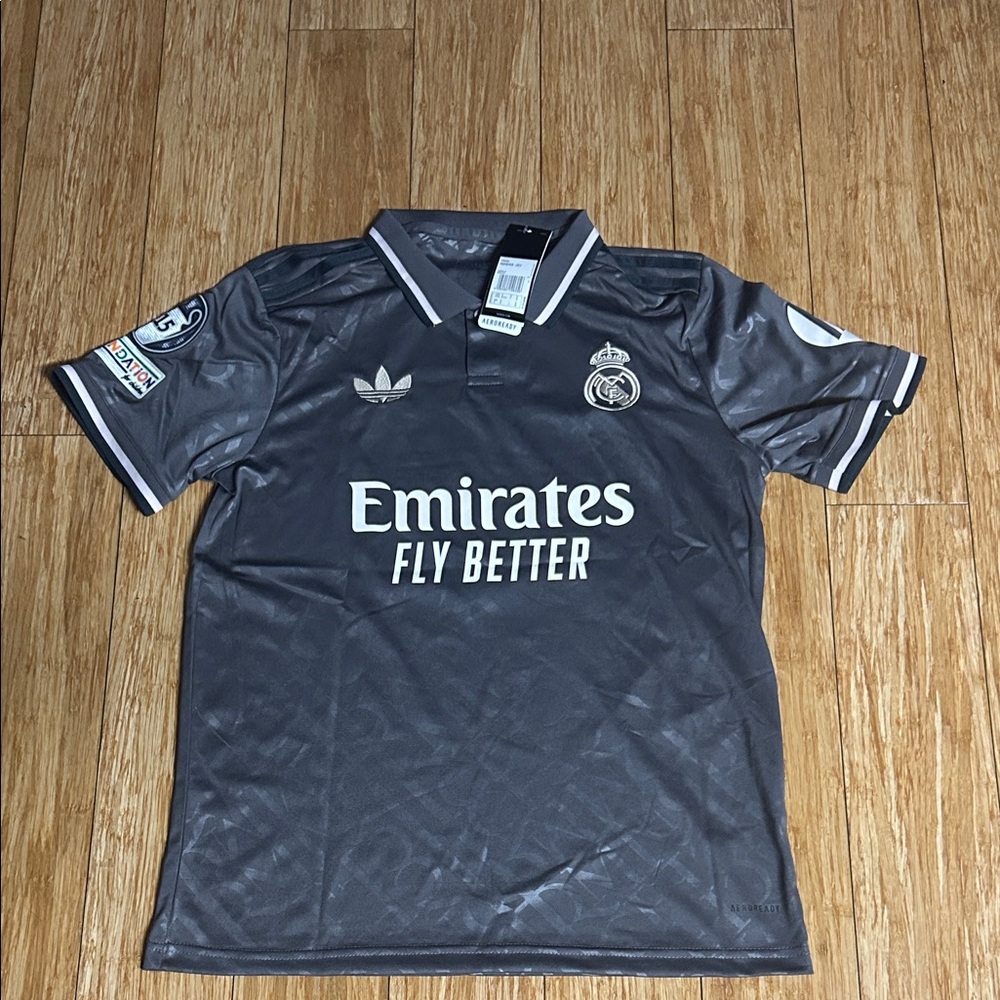 Adidas Real Madrid Charcoal Jersey